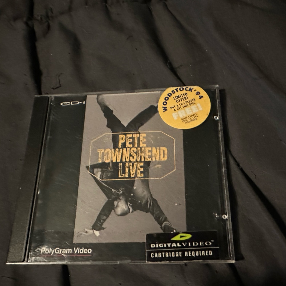 Pete Townshend Live: Woodstock ‘94 Promo CD